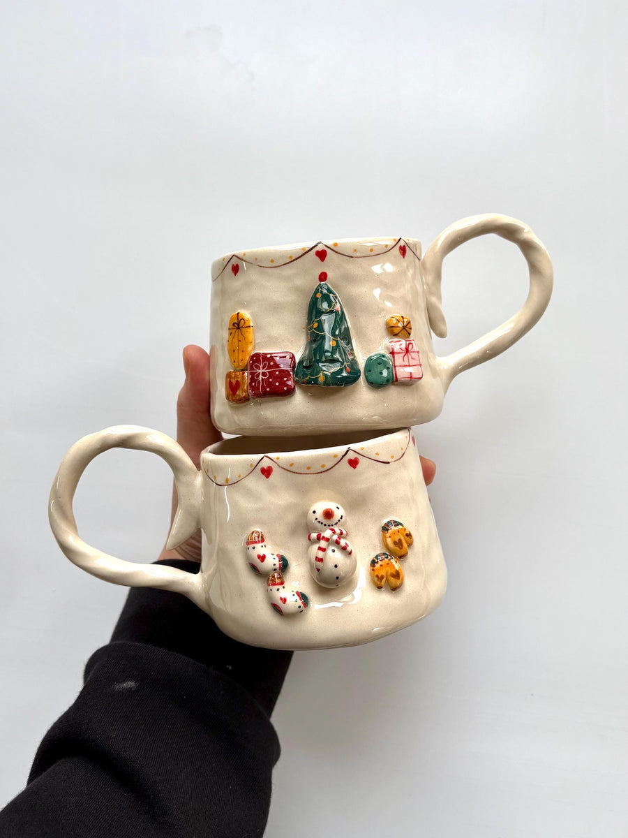 Christmas Themed Ceramic Mug