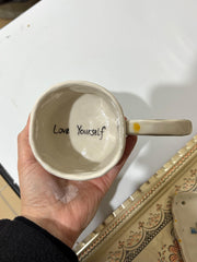 Personalized Cute Floral Minimalist Mug / Write