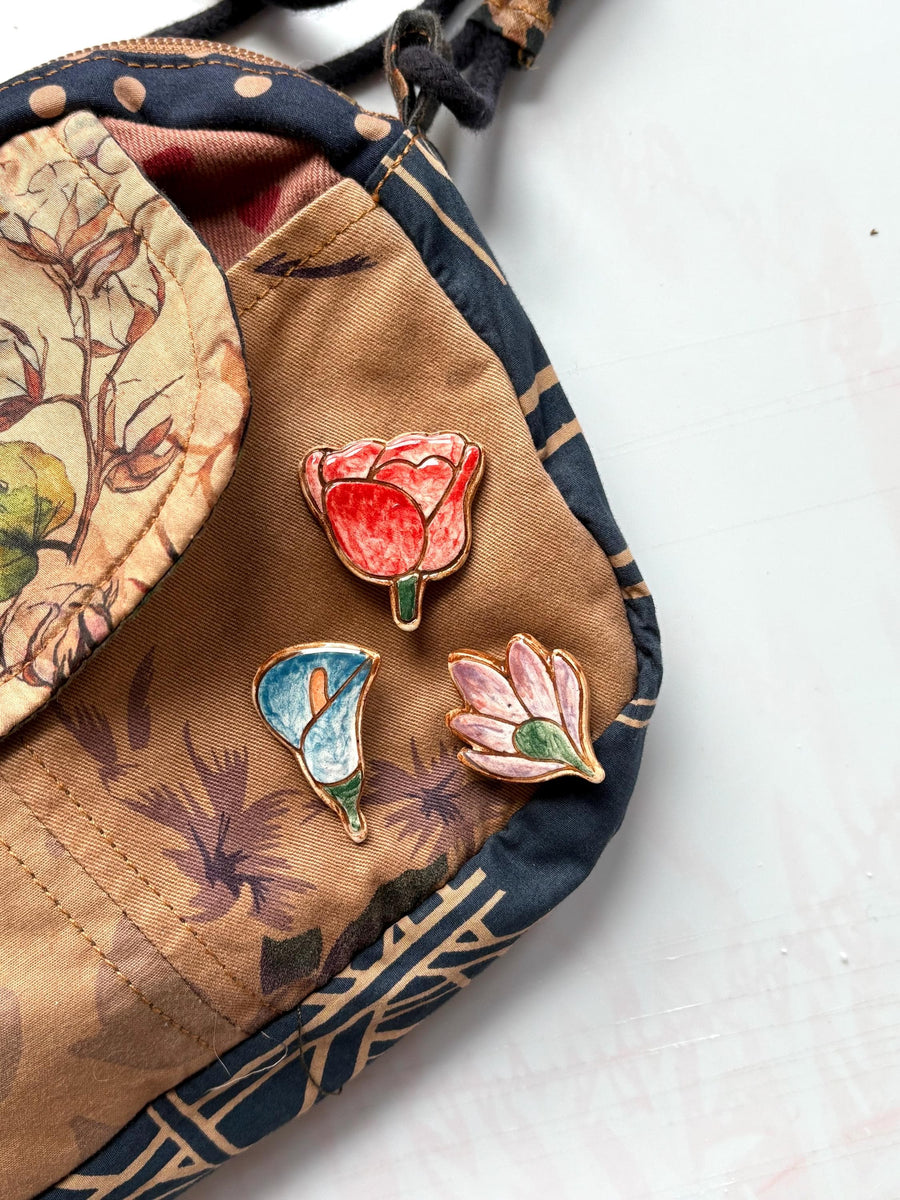 Botanical Pin Brooch Set