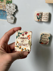 Book-Shaped Fridge Magnet Set