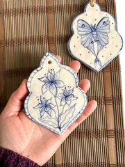 Butterfly & Lilies Wall Hanging