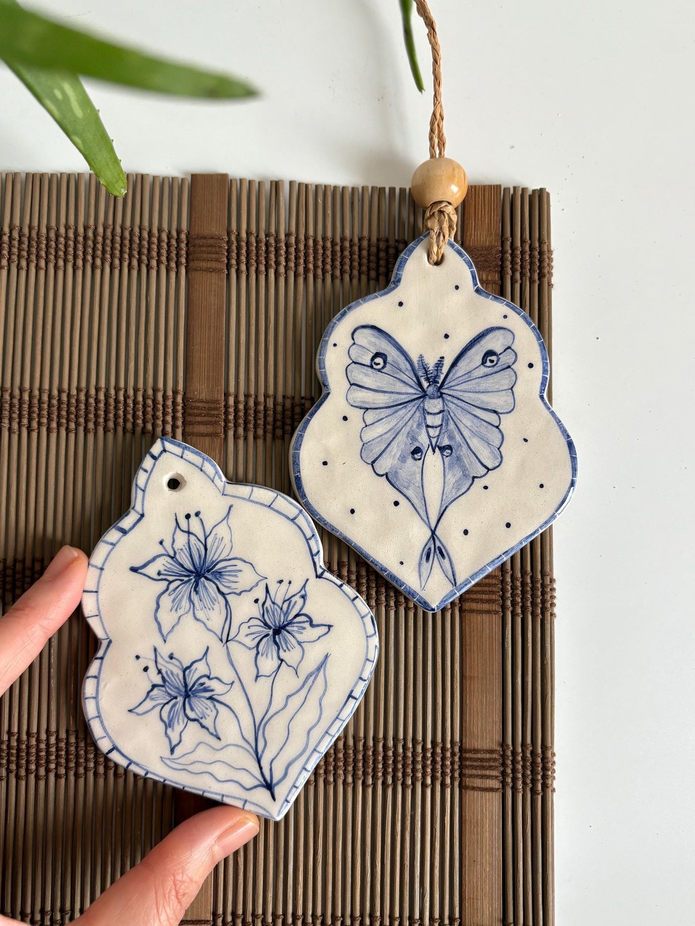 Butterfly & Lilies Wall Hanging