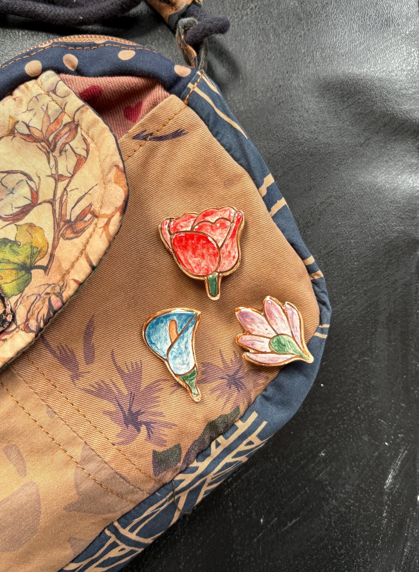 Botanical Pin Brooch Set