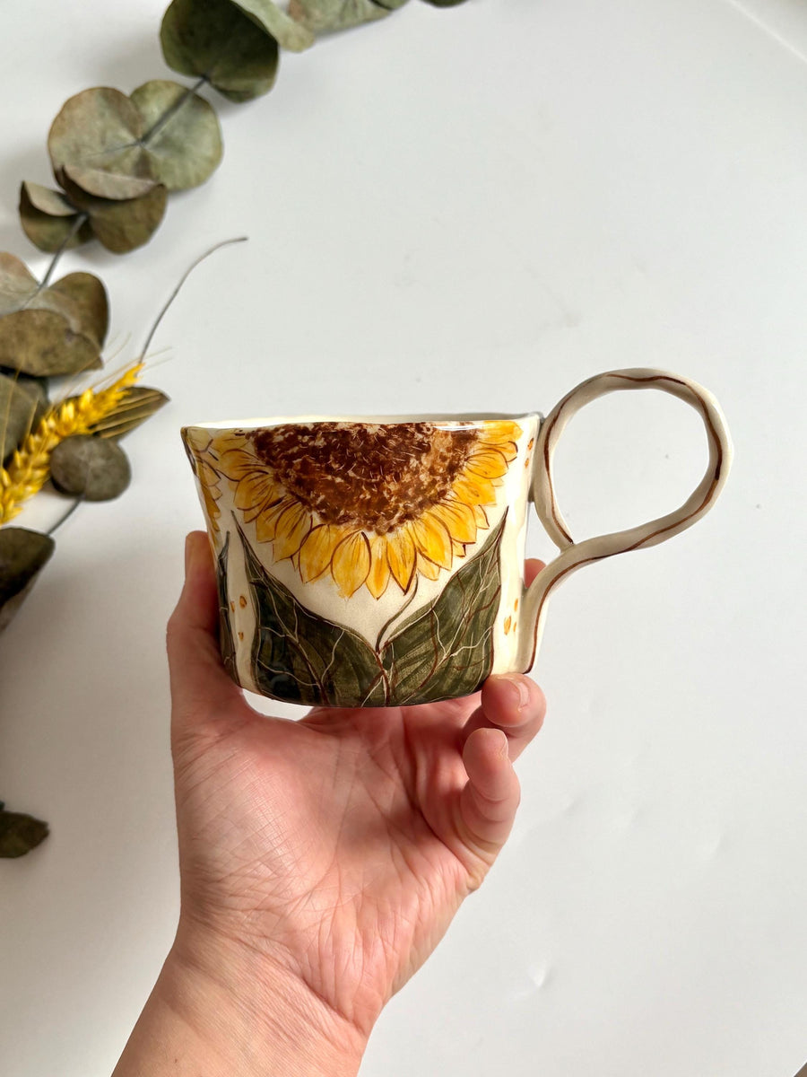 Botanical Sunflower Mug