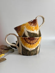 Botanical Sunflower Mug