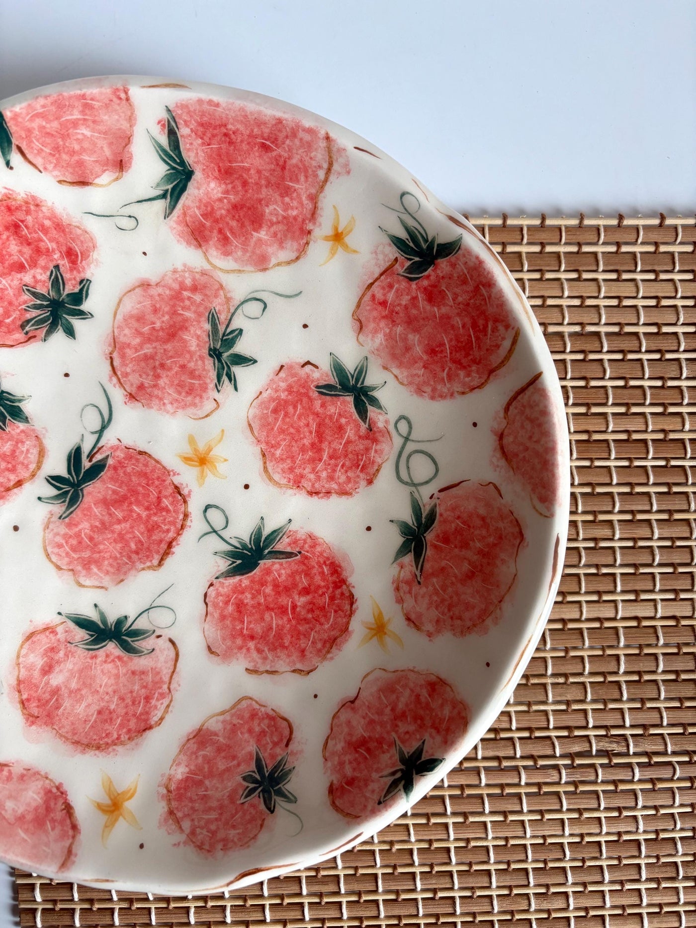Tomato Illustrations Bowl