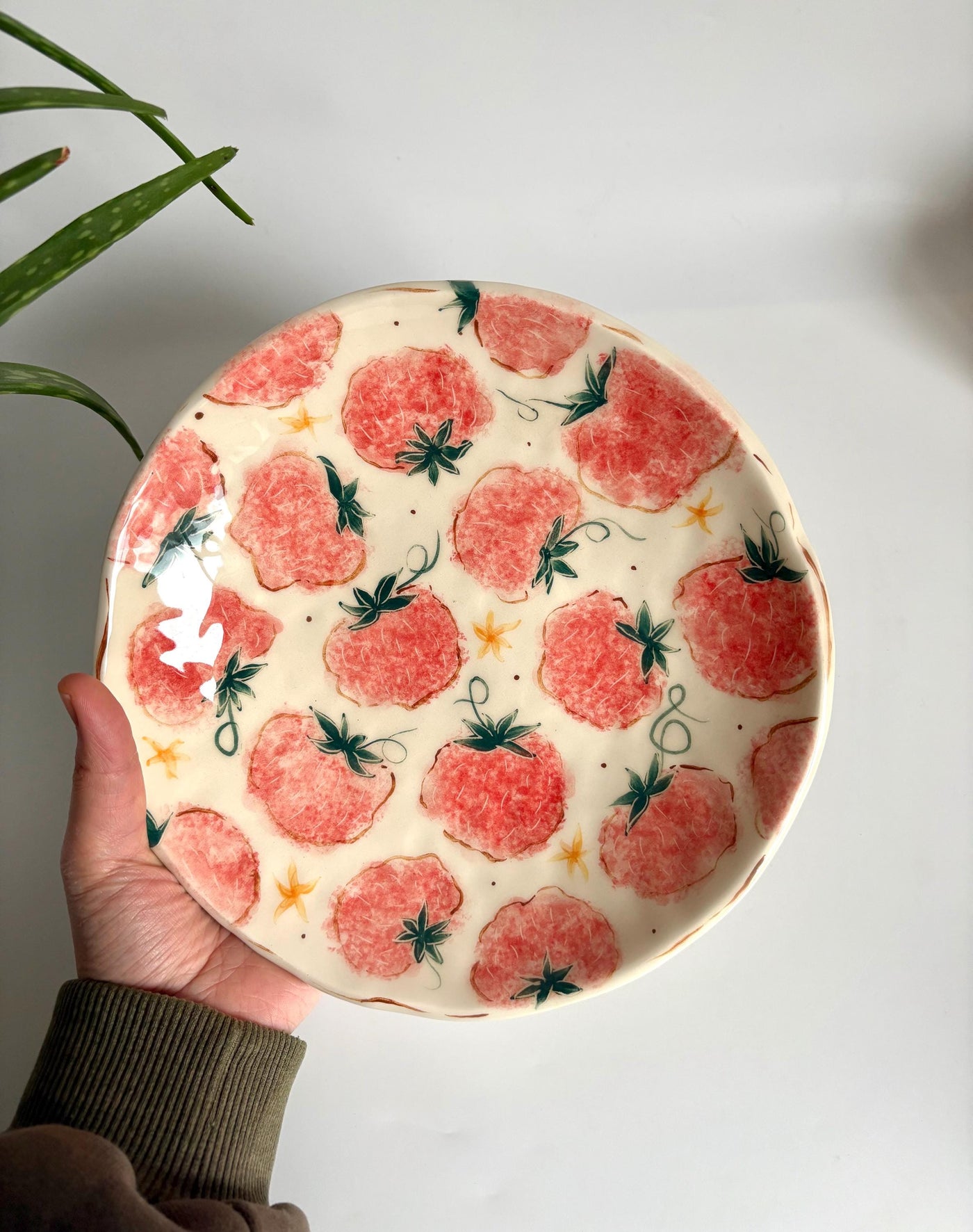 Tomato Illustrations Bowl