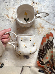 Yellow Tulips Minimalist Mug