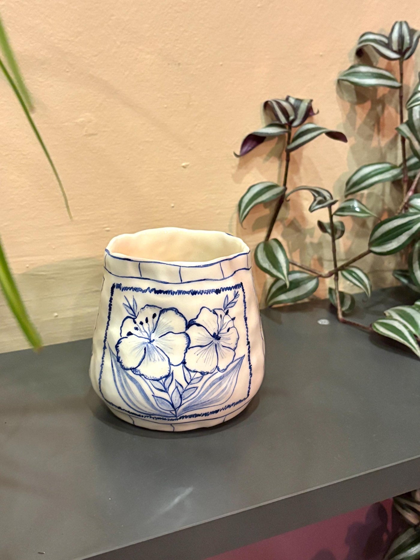Rustic Bloom Tea Cup