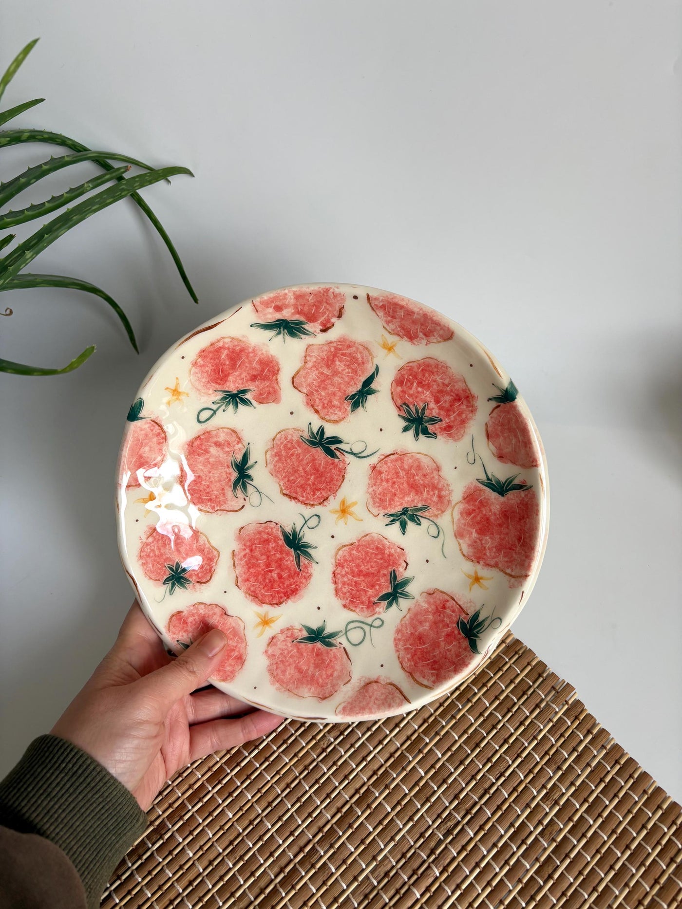 Tomato Illustrations Bowl