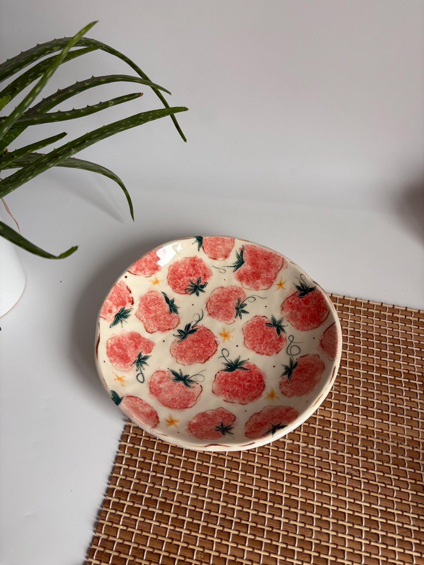 Tomato Illustrations Bowl