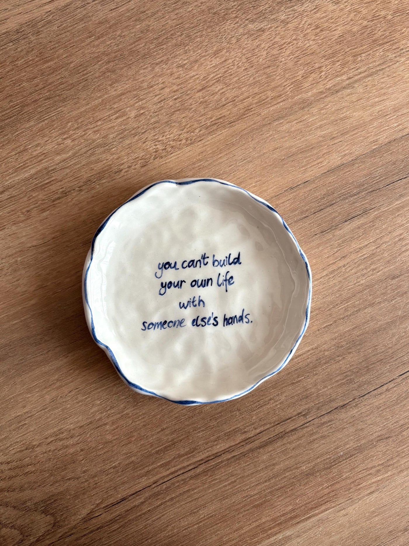 Affirmation Jewelry Holder, Plate