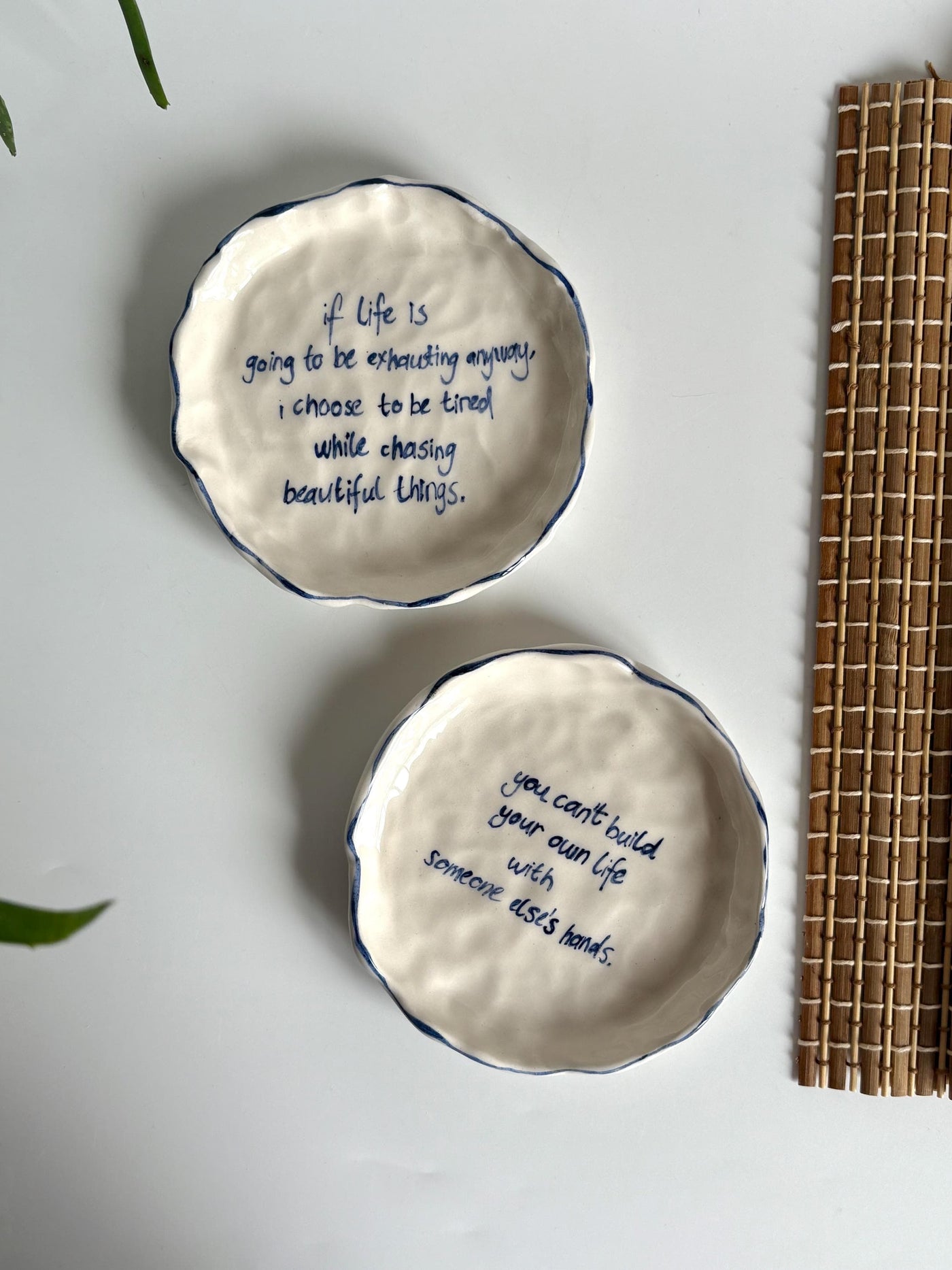 Affirmation Jewelry Holder, Plate