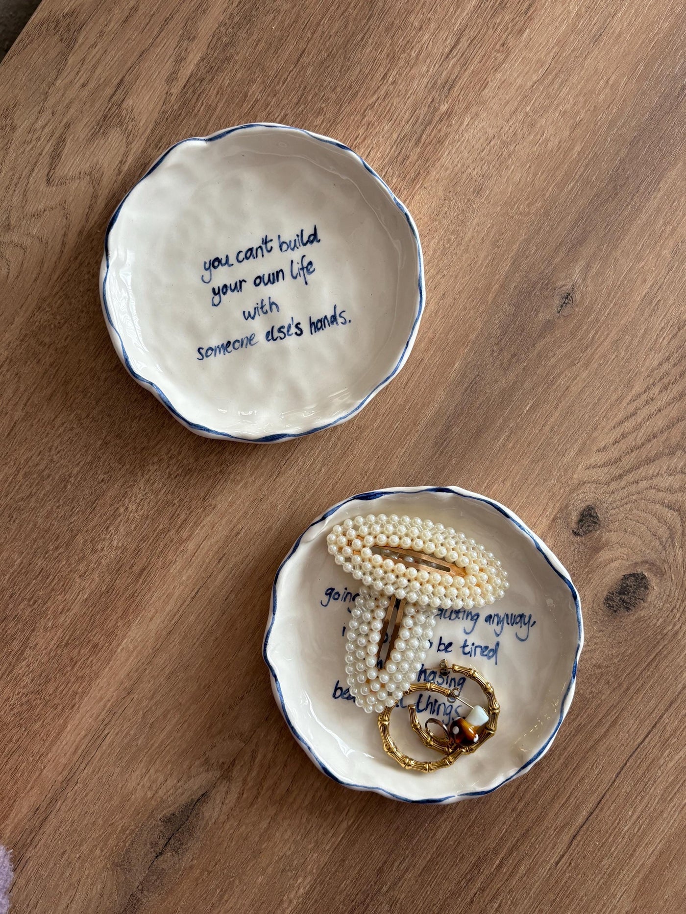 Affirmation Jewelry Holder, Plate