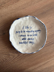Affirmation Jewelry Holder, Plate