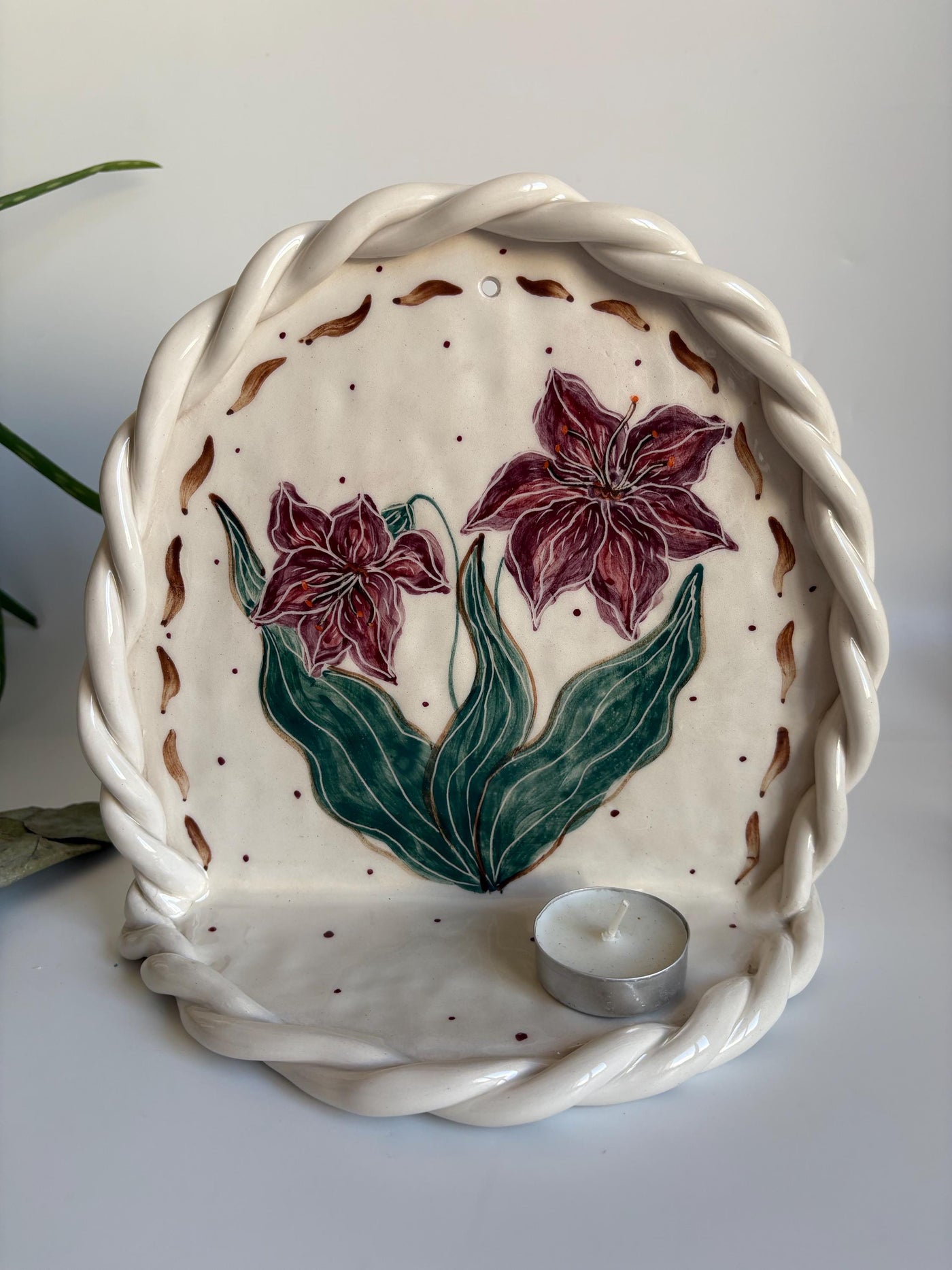 Lily Floral Art Deco Altar