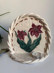 Lily Floral Art Deco Altar