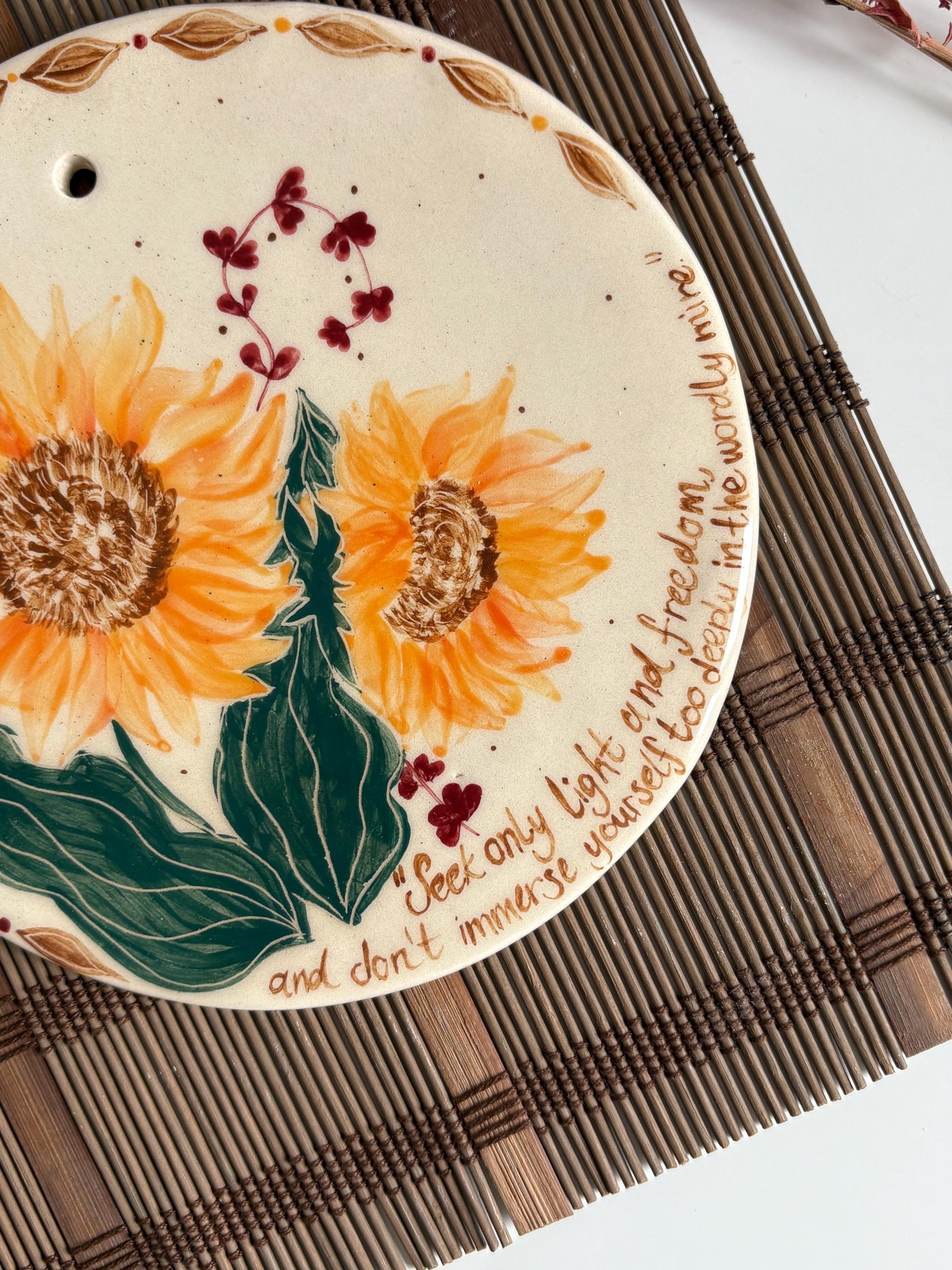 Sunflower Wall Art: Van Gogh Quote Decor