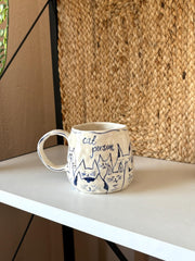 Cat Person Drawn Mug