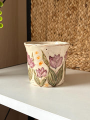 Tulip Flowers Tea Cup