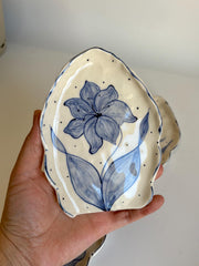 Blue Floral Spoon Rest