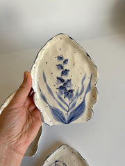 Blue Floral Spoon Rest