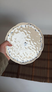 Blue Floral Plate