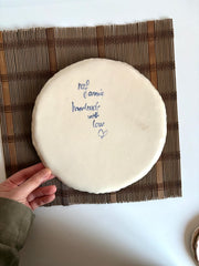 Blue Floral Plate
