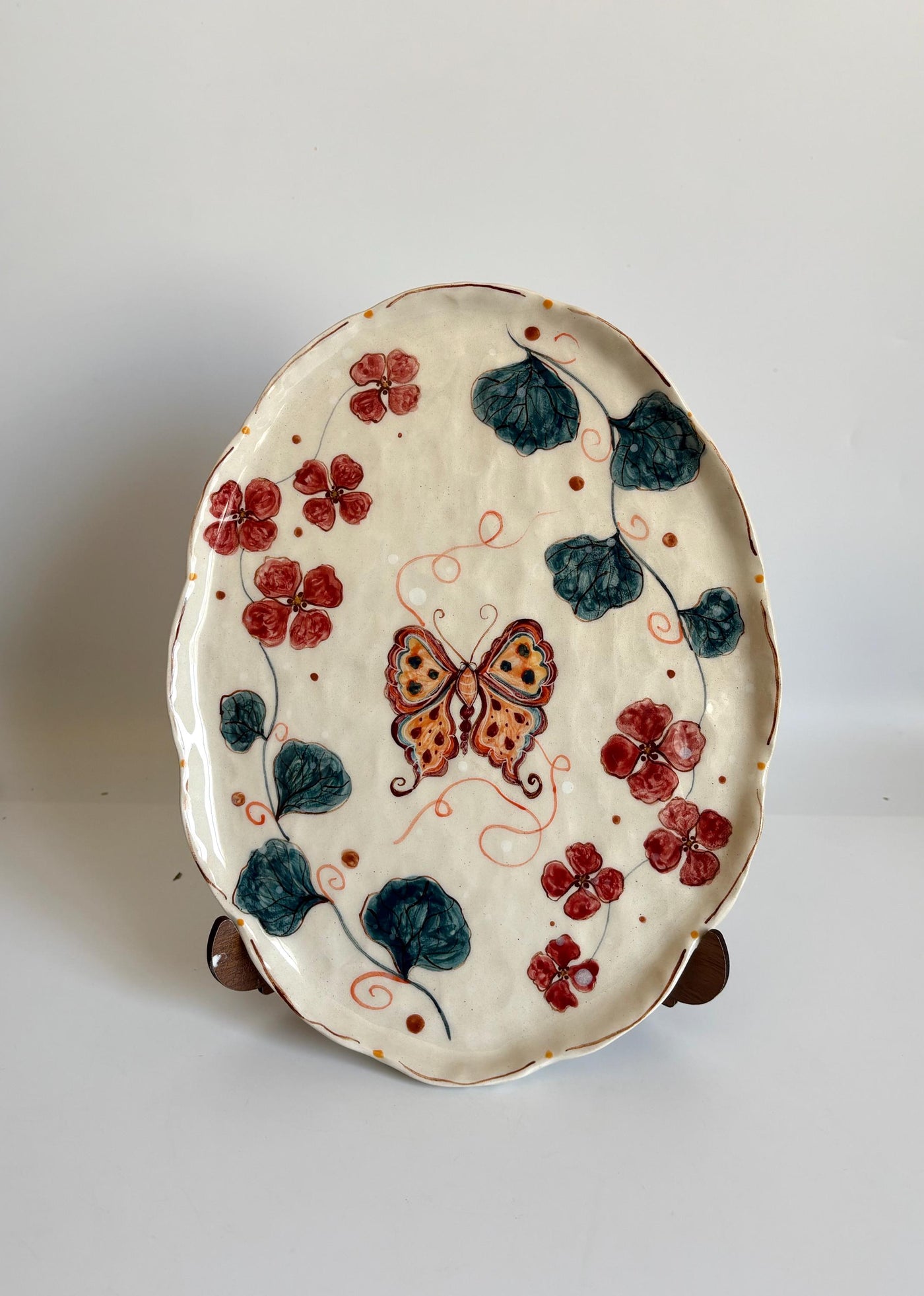 Whimsical Butterfly and Floral Mug