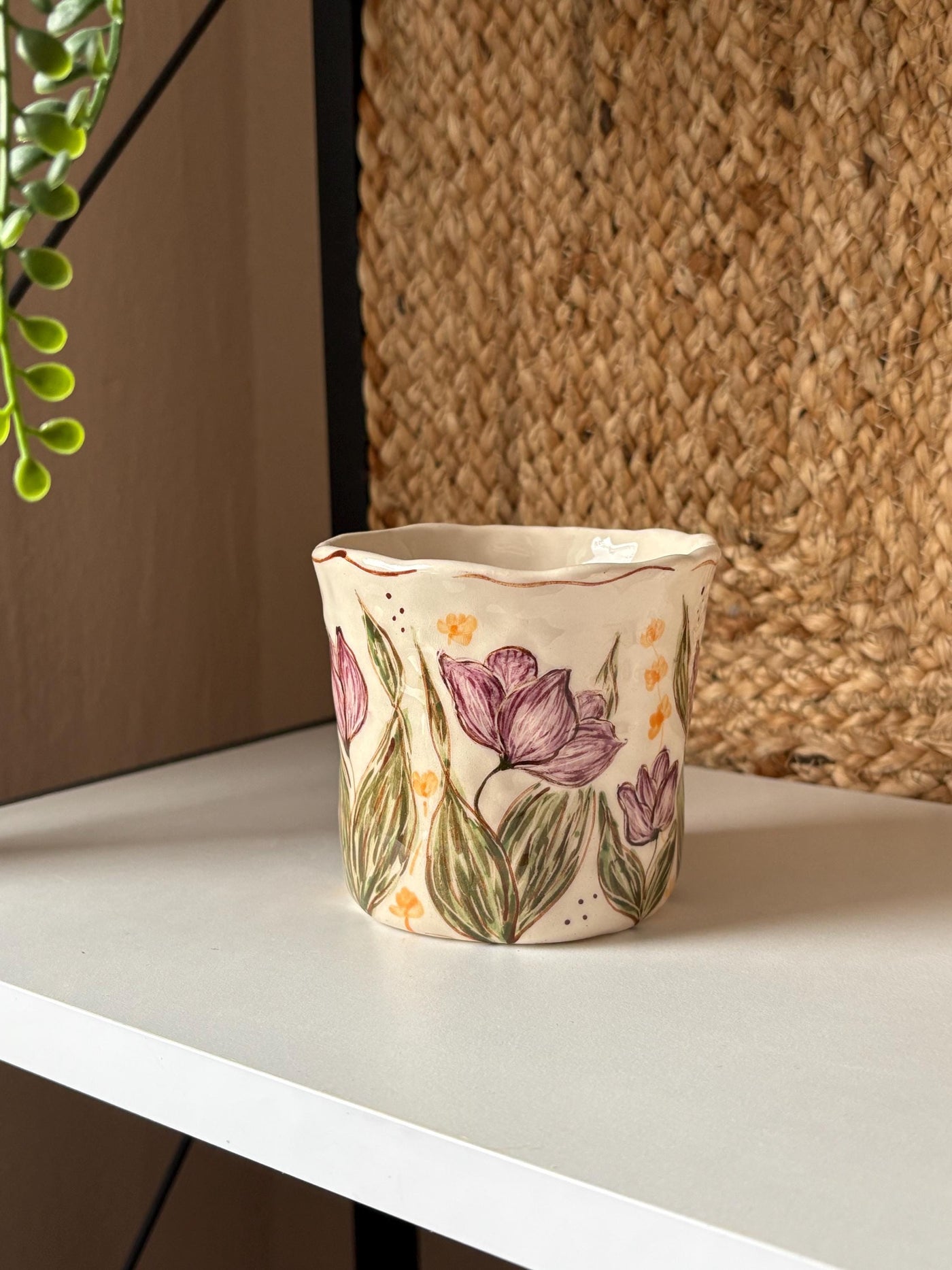 Tulip Flowers Tea Cup