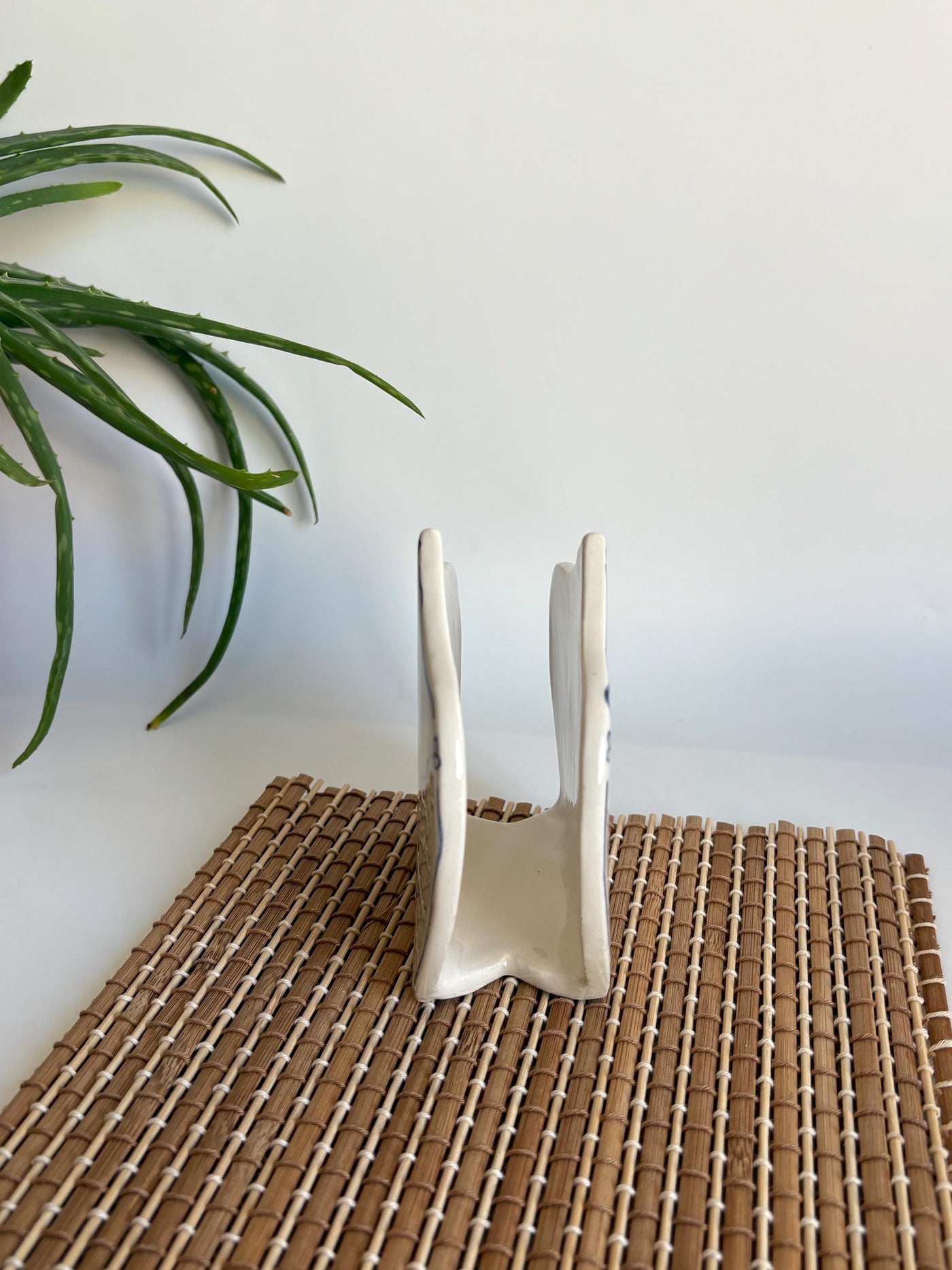 Blue Floral Napkin Holder