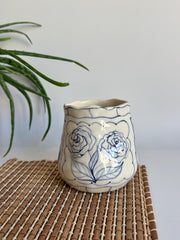 Rustic Bloom Tea Cup