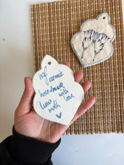 Blue and White Butterflys Wall Hanging