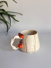 Mini Pumpkins on Handle Fall Mug