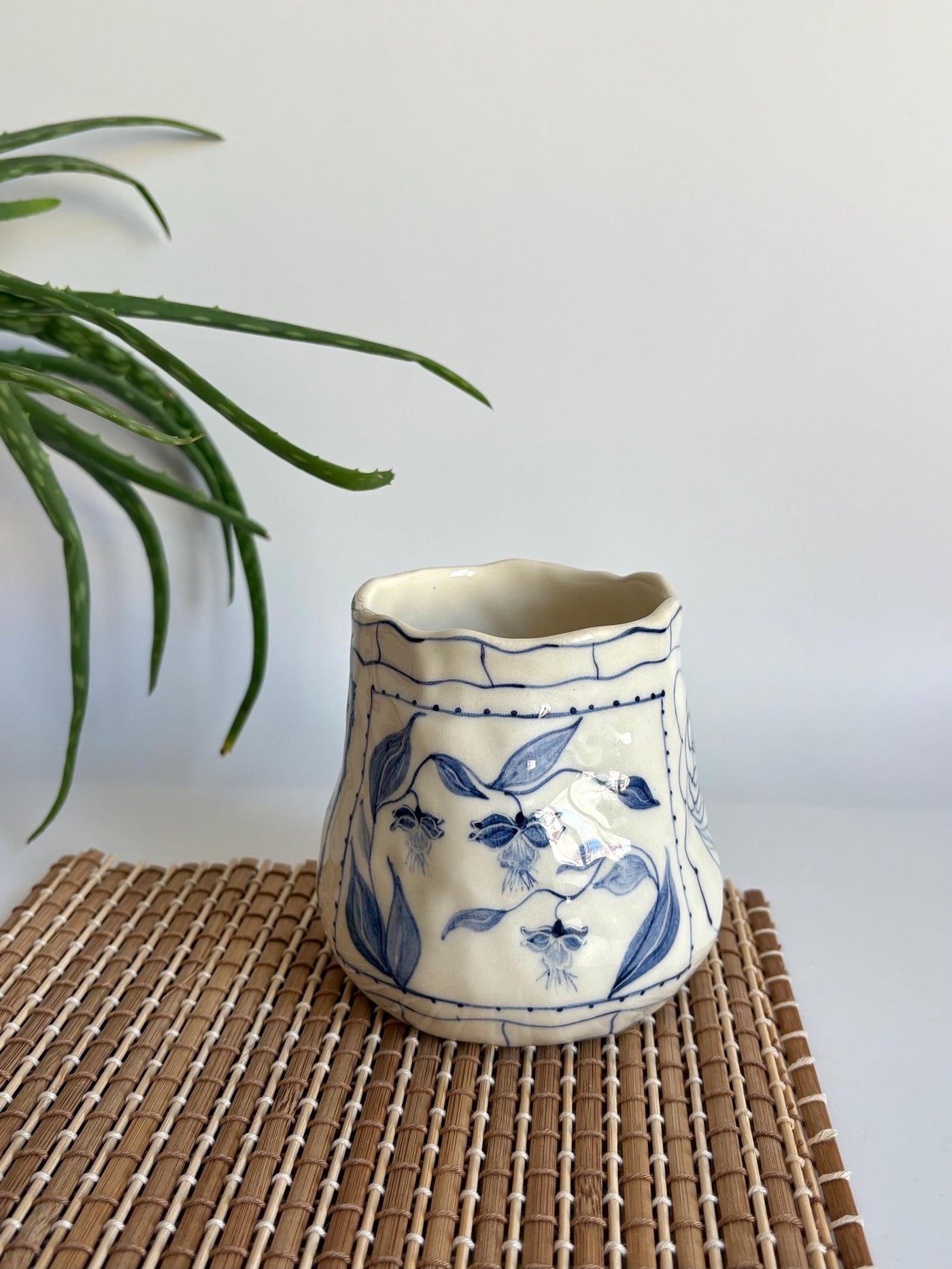 Rustic Bloom Tea Cup