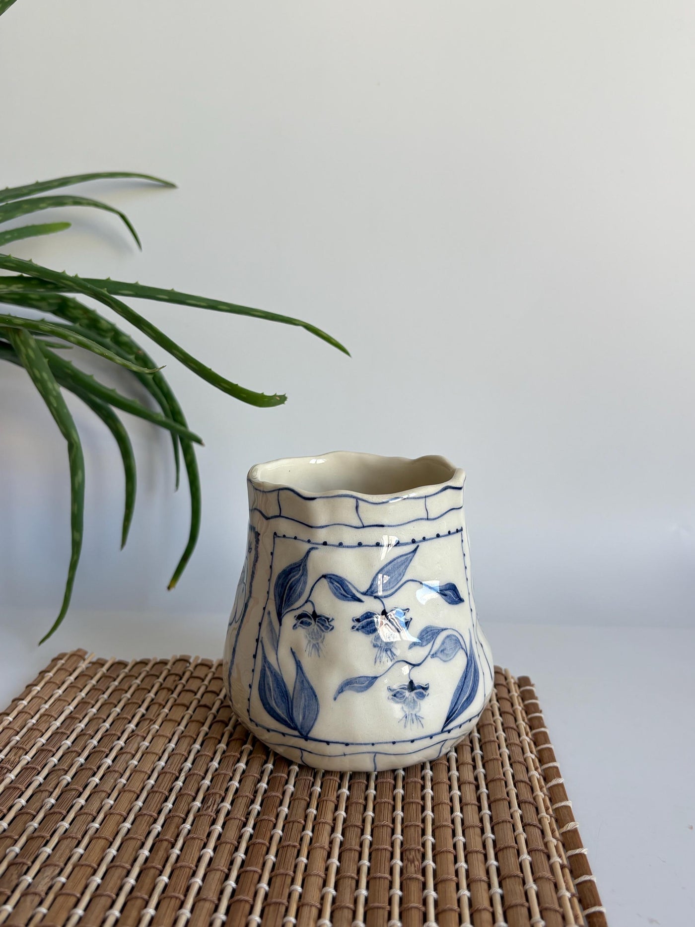 Rustic Bloom Tea Cup