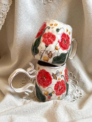 Bumblebee and Red Poppy Mug