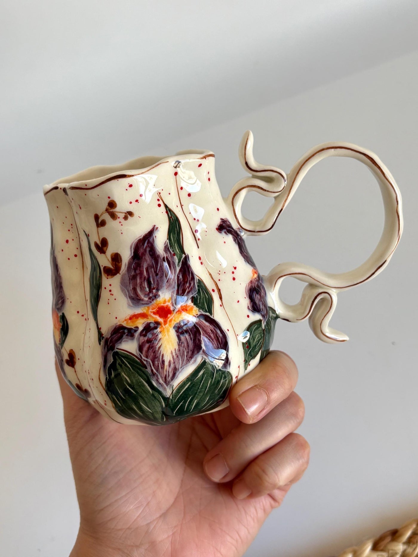 Irises Mug