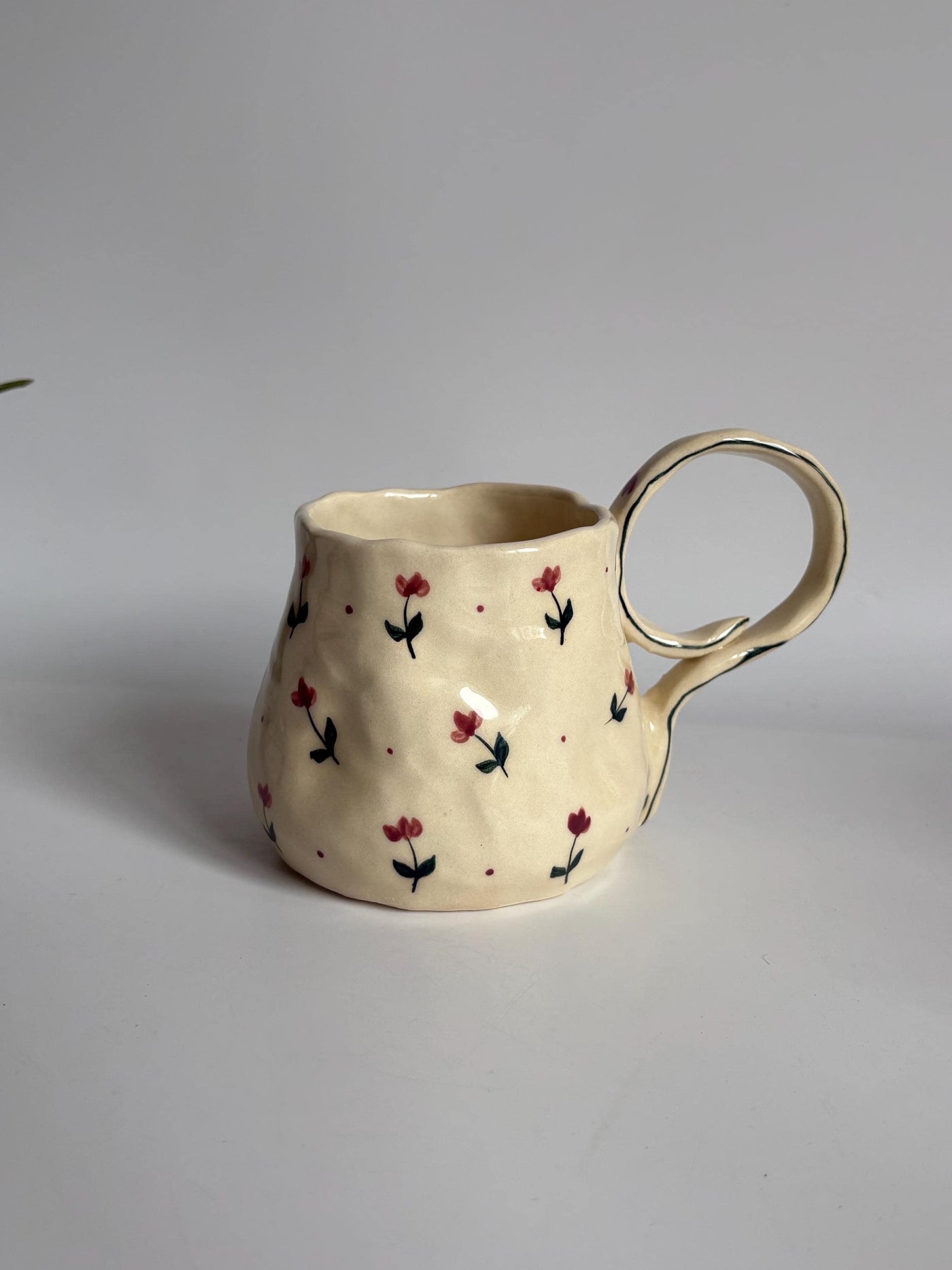 Lilac Tulips Floral Mug