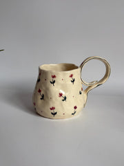 Lilac Tulips Floral Mug
