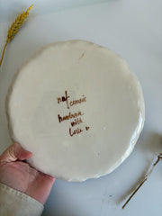 Wild Thyme Floral Illustration Plate