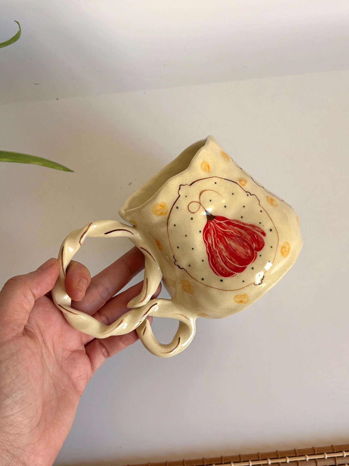 Colorful Pumpkin in Framed Mug