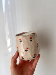 Red Poppy To Go Mug