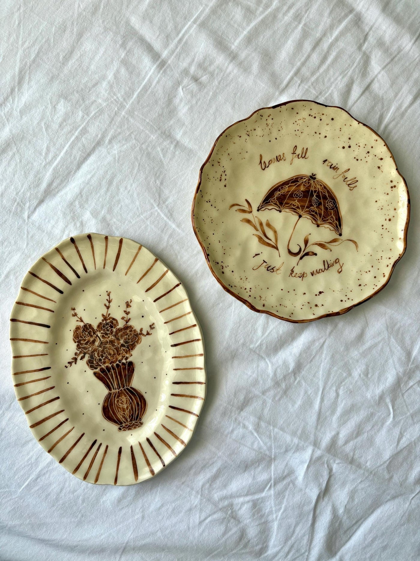 Umbrella Decor Plate