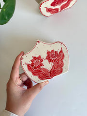 Red Tulip Napkin Holder