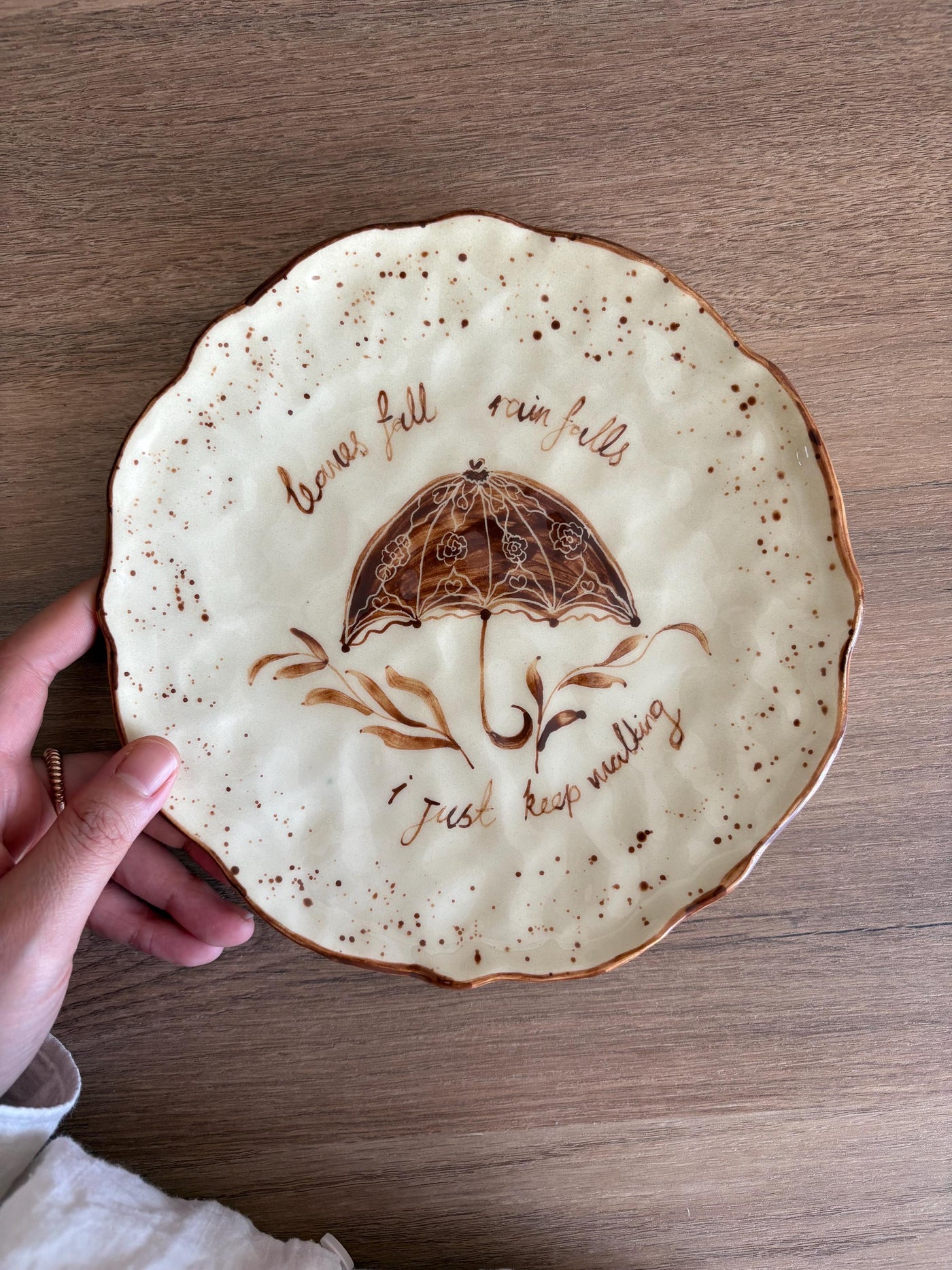 Umbrella Decor Plate