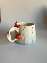 Mini Pumpkins on Handle Fall Mug