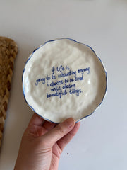 Affirmation Jewelry Holder, Plate