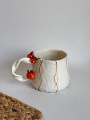 Mini Pumpkins on Handle Fall Mug
