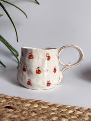 Cute Minimalist Pumpkin Halloween Mug